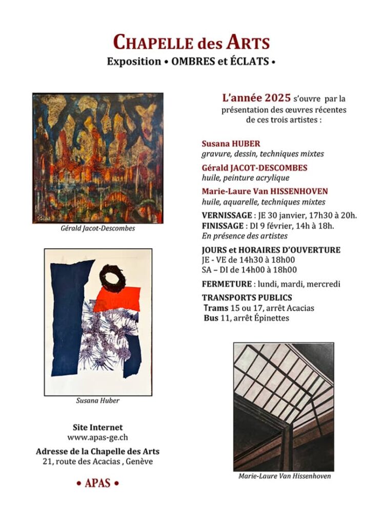 Exposition “Ombres et eclats”